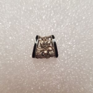 Plumeria And Dolphins Pendant Charm